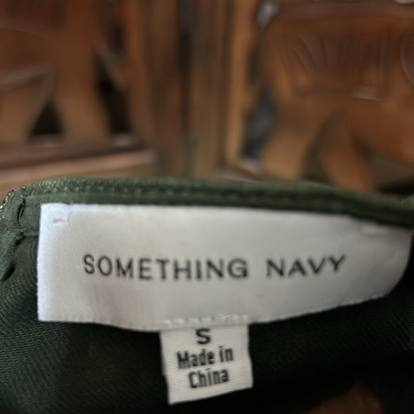 Something Navy Edie Denim Mini Dress - Picture 6 of 12